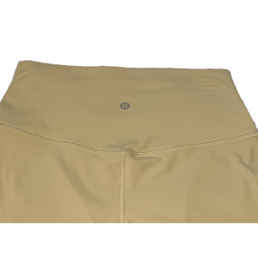 Lululemon Align High-Rise Pant 25" Prosecco Beige Gold Size 8 - Picture 3 of 4